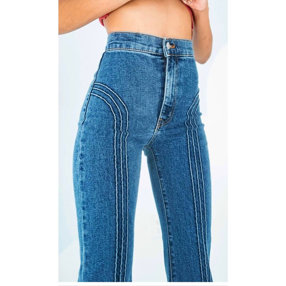 Revice Rollergirl Flares women jeans size 28 - Picture 14 of 14